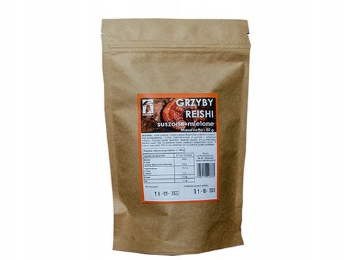 Reishi Ganoderma Lucidum 50g - ZDROWIE ODPORNOŚĆ na Arena.pl