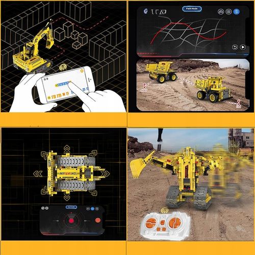 PROGRAMOWALNY ROBOT DUŻY ZESTAW KONSTRUKCYJNY APP I PILOT KONTROLA 555EL na Arena.pl