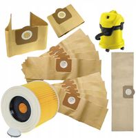 FILTR WORKI 10x DO ODKURZACZA KARCHER MV3 WD 3.200 WD3 PREMIUM WD3200 WD 3