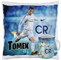 Kubek i Poduszka dla fana CRISTIANO RONALDO CR7