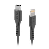 Kabel przewód USB-C - iPhone Lightning 1m - czarny