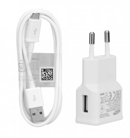 Oryginalna ładowarka sieciowa SAMSUNG EP-TA50EWE + KABEL MICRO 1.2M KOMPLET na Arena.pl