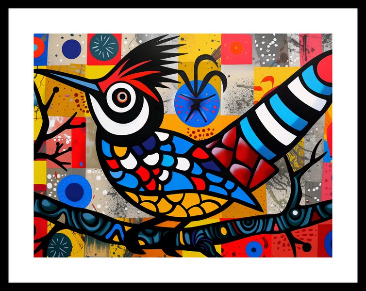Plakat 40x30cm Ptak Na Wznak zdjęcie 3