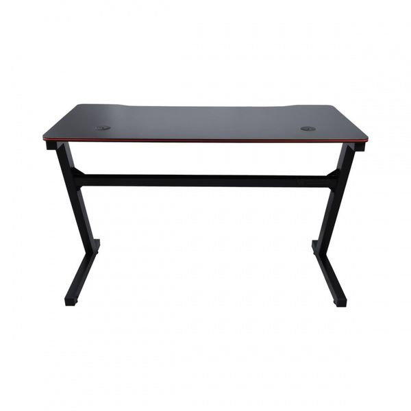 Emaga Biurko do komputera dla gracza BITUXX czarne komputerowe MDF solidne zdjęcie 4