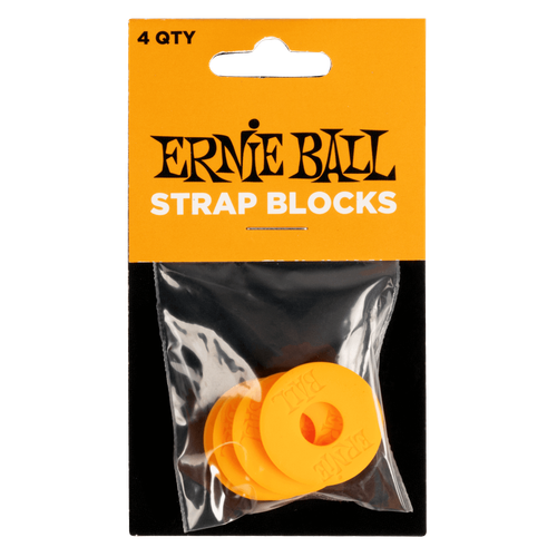 Zabezpieczenie paska Strap Blocks Ernie Ball 5621 4 szt. Pomarańczowe na Arena.pl