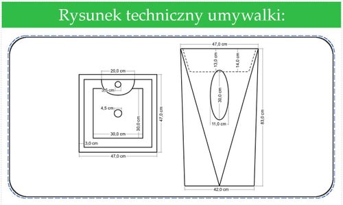 Umywalka Ceramiczna Monte na Arena.pl