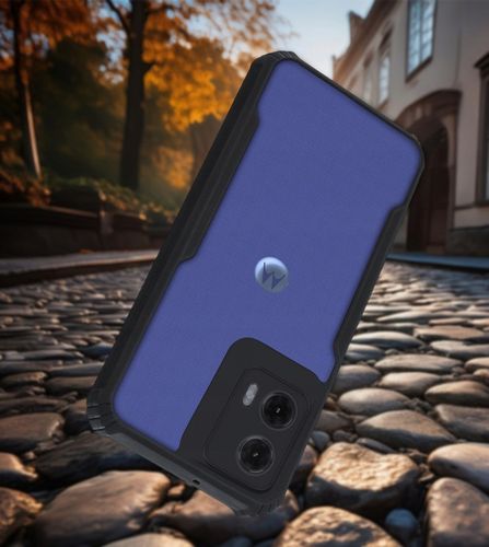 Etui do Motorola Moto G85 5G |Pancerne Przeźroczyste Silikonowe | 3x folia na Arena.pl