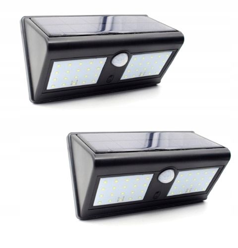 2x HALOGEN SOLAR ŚCIENNY 40LED Z CZUJNIKIEM na Arena.pl