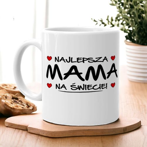 KUBEK Z NADRUKIEM ŚMIESZNY PREZENT DLA MAMY URODZINY IMIENINY DZIEŃ MATKI na Arena.pl