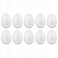 Jajka styropianowe 15cm Zestaw 10 sztuk Jajko Wielkanocne do ozdabiania