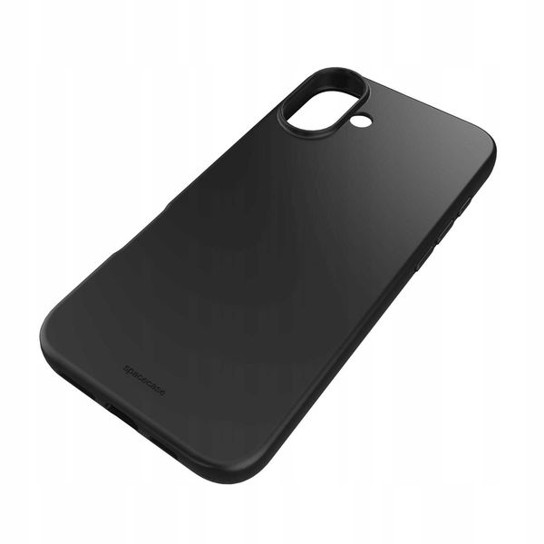 Spacecase Silicone Case Iphone 16 Plus Black zdjęcie 4