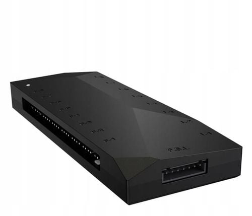 Kontroler wentylatorów Silver Monkey X HUB ARGB PWM interfejs SATA na Arena.pl