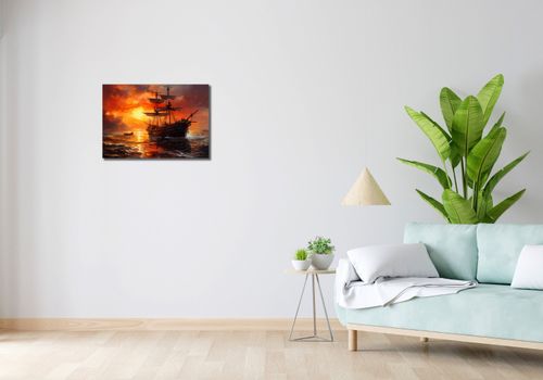 Obraz 60x40cm Ogień na Wodzie na Arena.pl