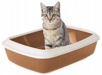 SAVIC KUWETA NA ŻWIREK DLA KOTA Z RAMKĄ TOALETA S