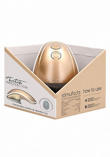 Twitch Hands - Free Suction & Vibration Toy - Gold zdjęcie 9