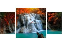 80X40CM ZEGAR WODOSPAD HUAY MAE KAMIN OBRAZ