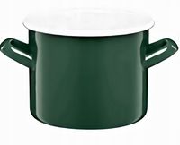2 x Garnek emaliowany 3.4L prosty 18cm Galicja zielony