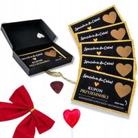 KUPONY PRZYJEMNOŚCI ZDRAPKI 12 sztuk DLA CHŁOPAKA DZIEWCZYNY WALENTYNKI