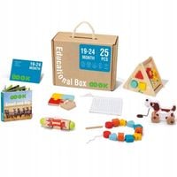 Pudełko edukacyjne Tooky Toy Montessori 6w1 25 el.