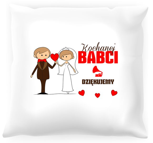Poduszka -  Podziękowania dla babci #02 zdjęcie 1