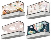 Osłona balkonowa mata ozdobna na balkon na wymiar DUŻO WZORÓW DZIECIĘCE