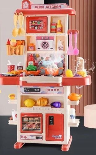 Kuchnia dla dzieci lodówka kran z wodą para różowa 64AR na Arena.pl