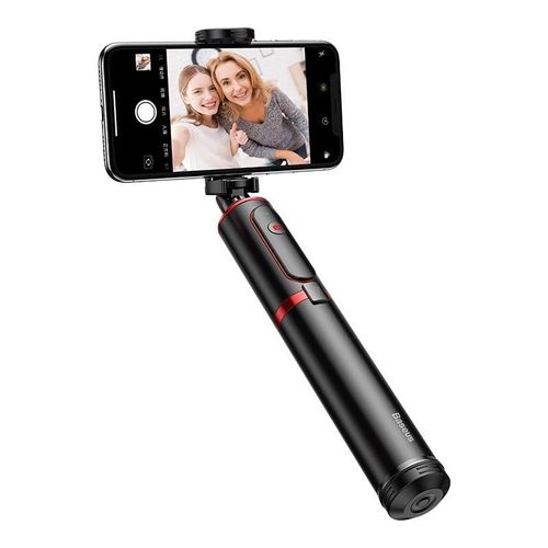 Selfie stick, statyw Bluetooth Baseus (czarno-czerwony) na Arena.pl
