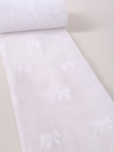 Rajstopy dziecięce lycra wzorzyste kokardki białe 20 DEN 104-110 YOCLUB na Arena.pl