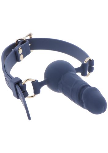 Silicone Penis Ball Gag Blue na Arena.pl