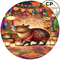 Opłatek waflowy na tort - Kapibara