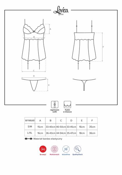 Lovica Gorset L/Xl zdjęcie 7