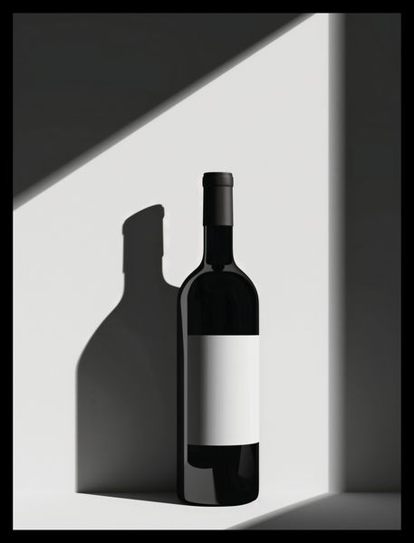Plakat 30x40cm Butla Wina zdjęcie 2