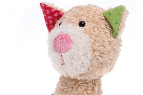 SIGIKID Kremowy kot 30 cm Patchwork Sweety na Arena.pl