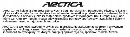 Okulary Przeciwsłoneczne POLARYZACYJNE sportowe ARCTICA S-200D BLACK/BLUE na Arena.pl