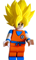 Son Goku Figurka Dragon Ball Brick Man 22 cm