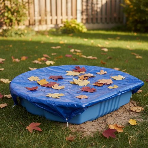 plandeka do piaskownicy Shell - kolor niebieski na Arena.pl