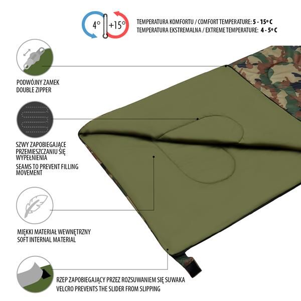 Nc2002 Moro Śpiwór Nils Camp zdjęcie 5