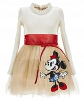 Monnalisa x Disney belted dress 122