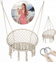 FOTEL WISZĄCY BOCIANIE GNIAZDO HAMAK HUŚTAWKA BOHO DO DOMU I NA DWÓR TARAS