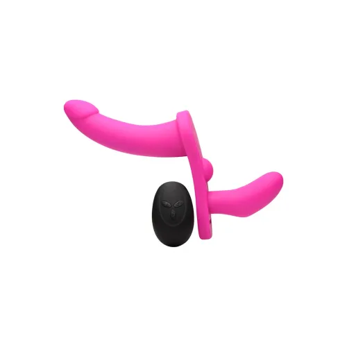 xr brands double take uprząż z podwojnym systemem wibracji i pilotem na Arena.pl