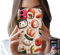 ETUI DO MOTOROLA EDGE 40 NEO - SŁODKIE UŚMIECHNIĘTE SUSHI OBUDOWA CASE