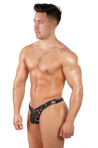 Stringi męskie GMW LITE Splash! Black M na Arena.pl