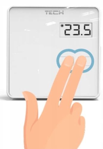 STEROWNIK REGULATOR POKOJOWY TERMOSTAT BEZPRZEWODOWY ST-294 v2 BIAŁY TECH na Arena.pl