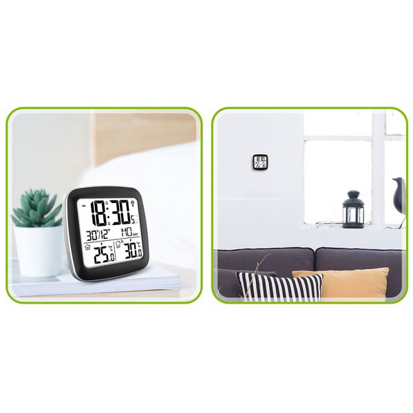 Stacja pogodowa z wyświetlaczem BD-903 srebrny zdjęcie 9