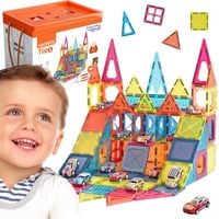 WOOPIE Magnetyczne Klocki Konstrukcyjne 7,5 cm Parking 112 el