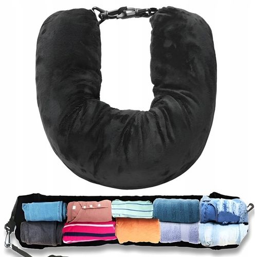 PODUSZKA PODRÓŻNA NA UBRANIA ROGAL DO SAMOLOTU + OPASKA + ZATYCZKI GRATIS na Arena.pl