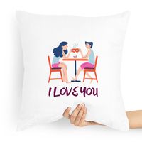 Poduszka Prezent Dla Dziewczyny I Love You Z Nadrukiem Ze Zdjęciem