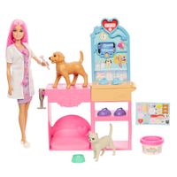 BRB BARBIE U WETERYNARZA GIPS ZWIERZAKI JFX93 W3