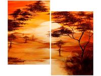 80X70CM ORANŻERIA DUO OBRAZ