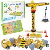 WOOPIE GREEN Drewniany Plac Budowy 5w1 Ruchomy